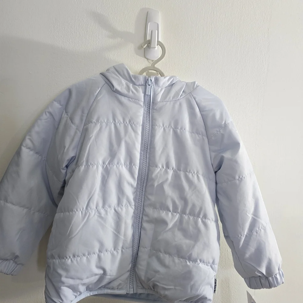 Carter's Soft Blue Quilted Jacket
